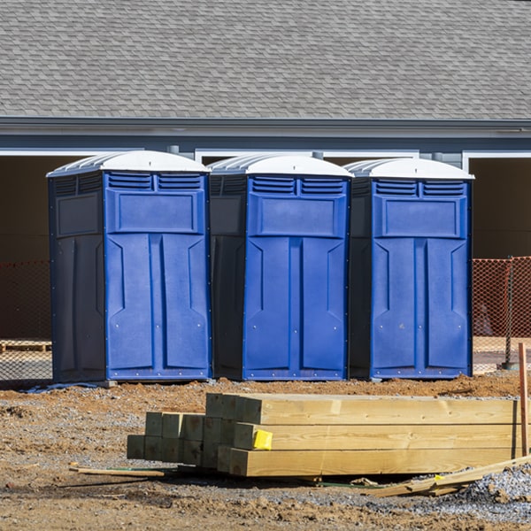 is there a specific order in which to place multiple portable toilets in Texico